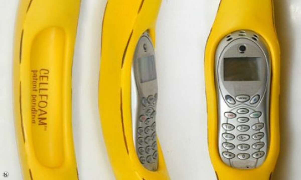 Gesunde Verpackung für das strahlende Telefon: Bananaphone