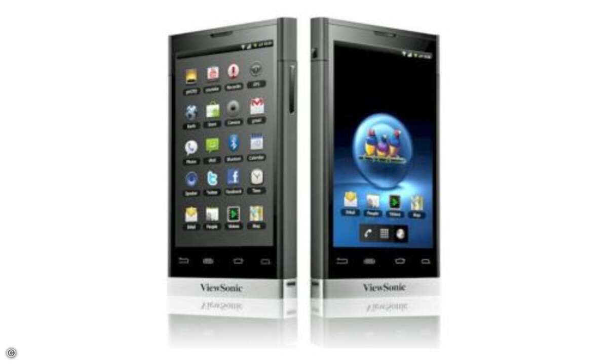 Viewsonic ViewPad 4: Das Viewsonic ViewPad 4 ist ein Mini-Tablet mit 4,1 Zoll-Display und wird mit der allerneusten Android-Version 2.4 ausgeliefert. Eine Besonderheit des Viewsonic-Modells ist seine Bedienoberfläche ViewScene. Sie passt das aktuelle