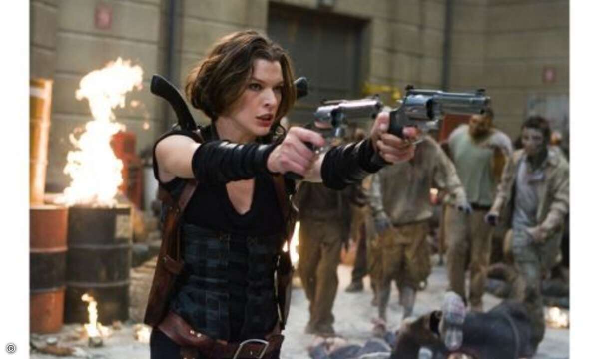 Resident evil: afterlife (16.09.10): Sci-Fi-Action-Spektakel: Game-Amazone Alice alias Milla Jovovich gibt auch nach der Apokalypse nicht auf.

www.residentevil.film.de