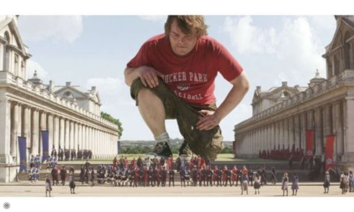 Gulliver's Reisen - Da kommt was großes auf uns zu 3D (10.02.2011): Für den 1 Meter 70 großen Jack Black muss es ein Traum sein: Alle schauen zu ihm auf.

www.gulliversreisen-derfilm.de