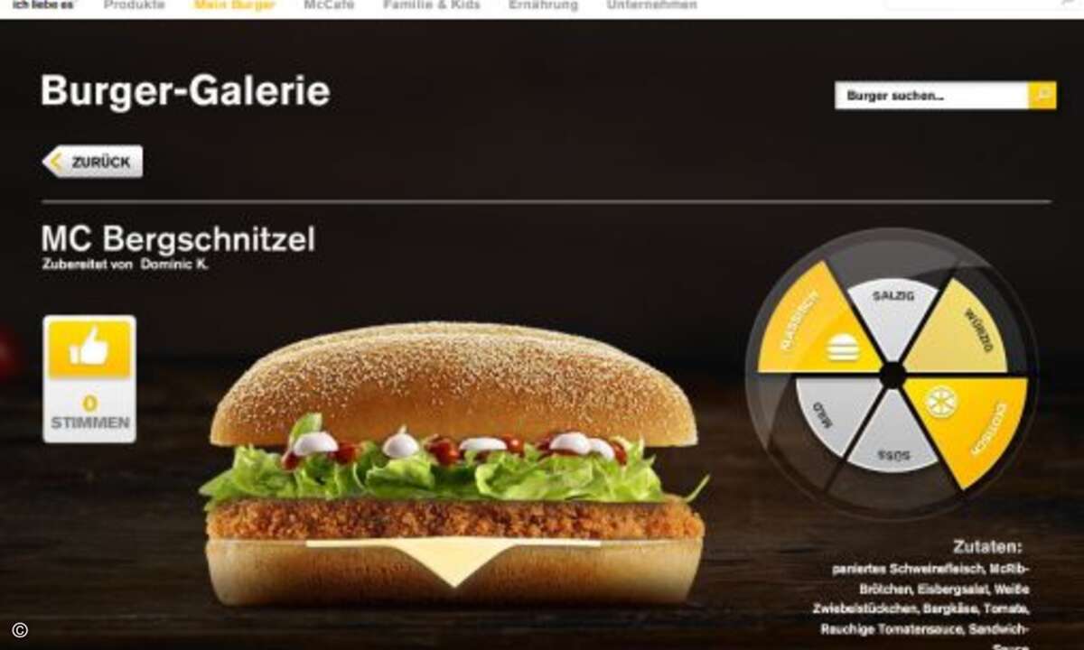 Klar wie ein Bergsee: Der Mc Bergschnitzel