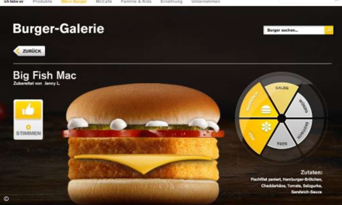 Der BigMac für den Freitag: Volle Fischladung