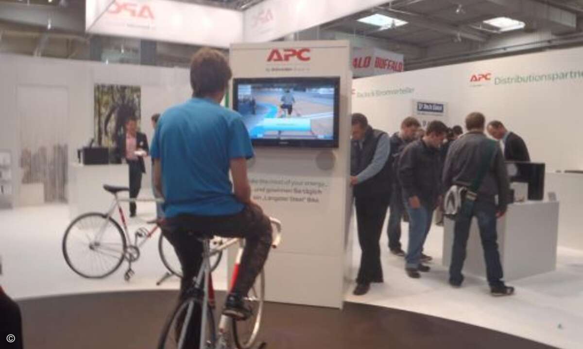 Sportlich zu geht es auch bei APC.