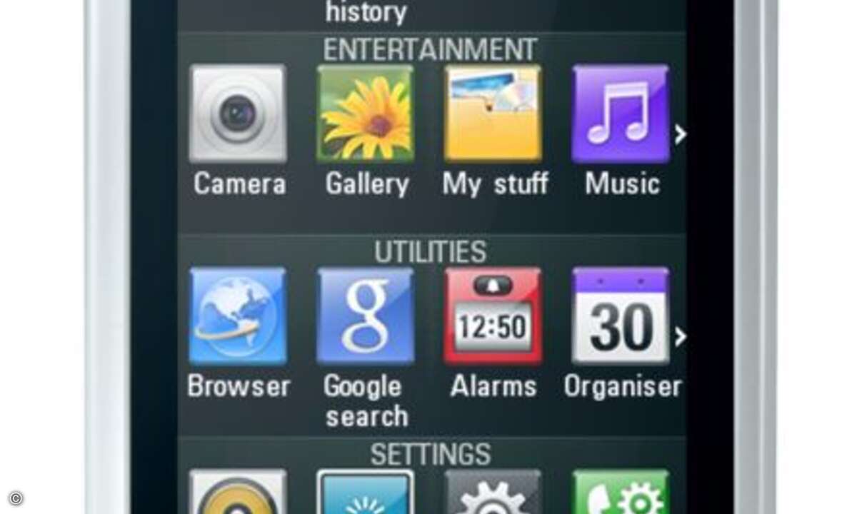 Parallelprodukt Smartphone “GT350” von LG, 2010