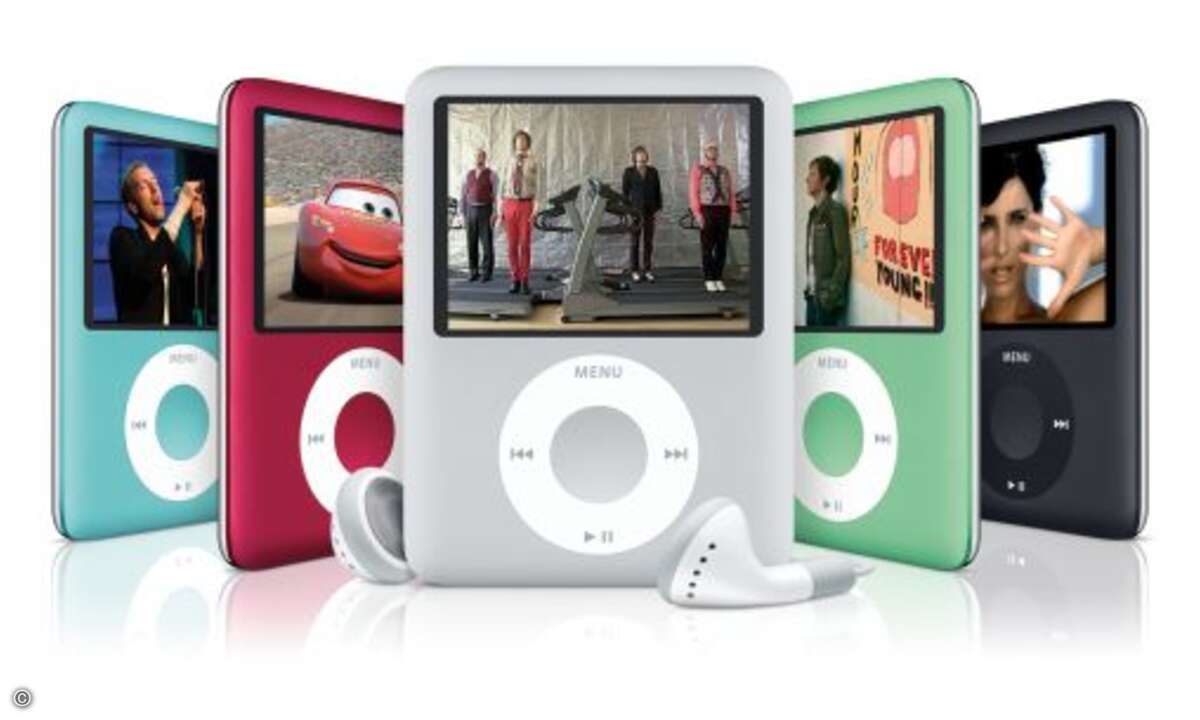 Apples Portabler Mediaplayer “IPod nano”,
3. Generation, 2008
