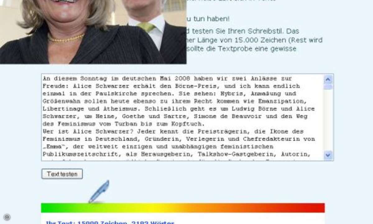 Besser machte es da schon Entertainer Harald Schmidt bei seiner Laudatio auf Börner-Preisträgerin Alice Schwarzer.