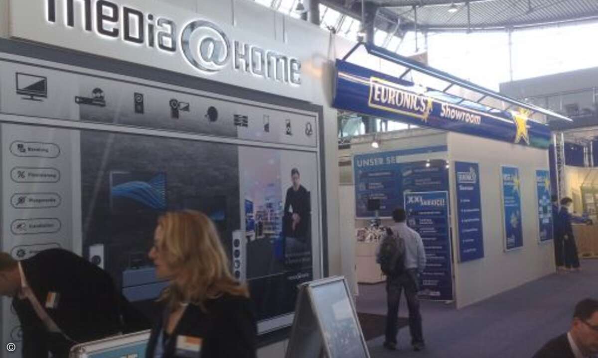 Präsentiert wurden auch Euronics-Verkaufskonzepte wie media@home