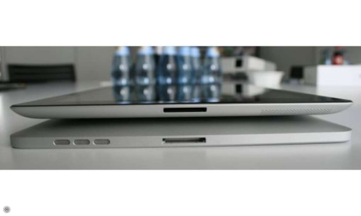 iPad und iPad 2 (oben)