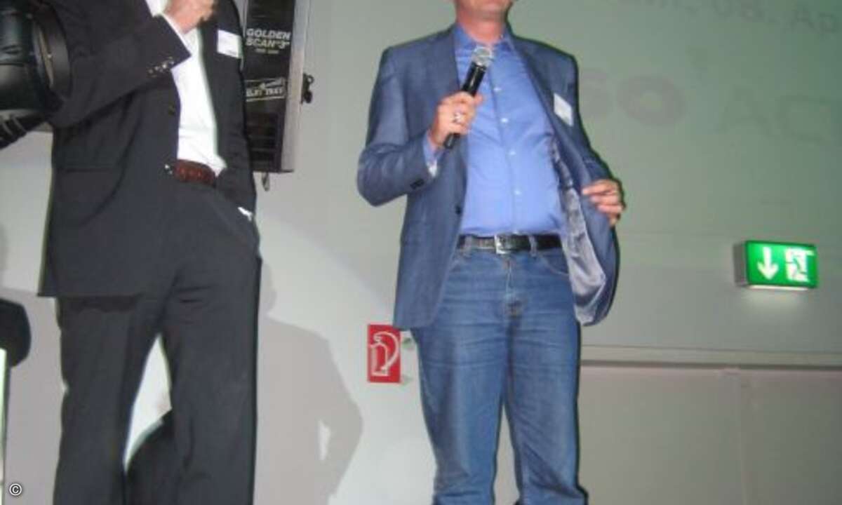 Klaus Hellmich und Michael Dressen eröffneten die Party