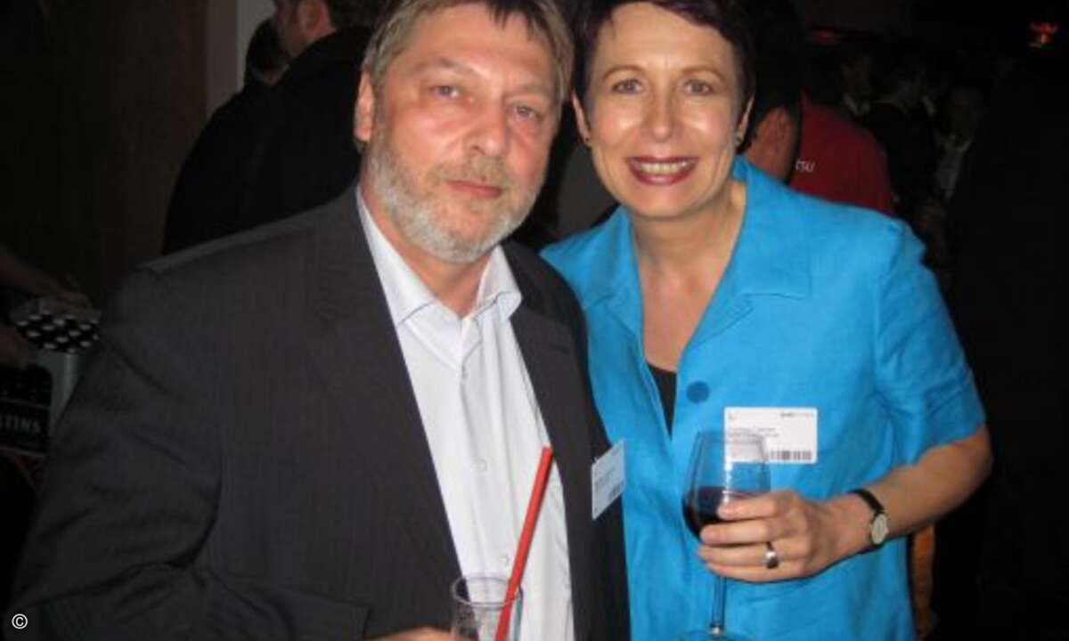 Matthias Jablonski und Andrea Camen (beide Also Actebis)