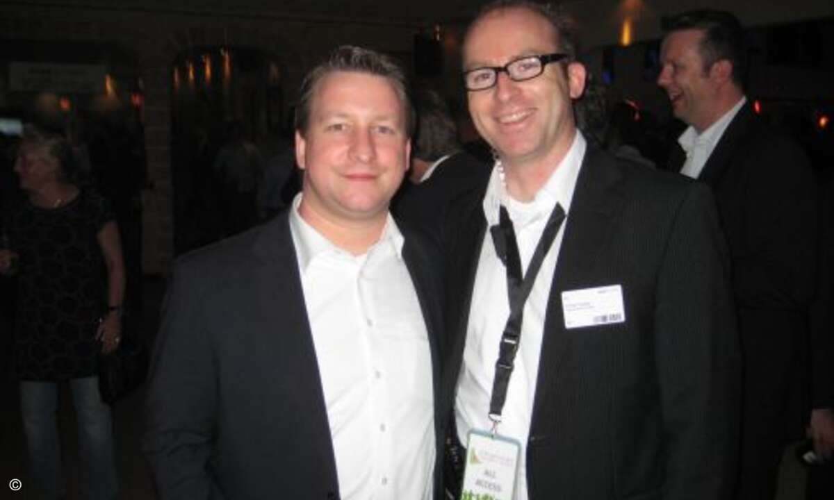 Jochen Bless und Oliver Kaiser (beide Also Actebis)