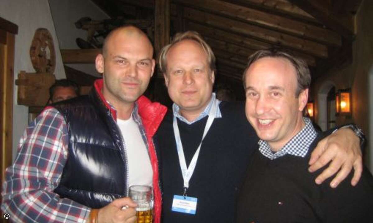Igor Fofic, Thore Rabe und Manfred Jassen (alle EMC)