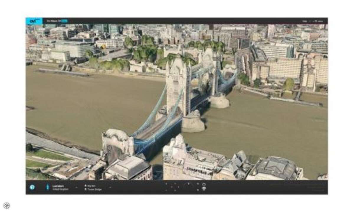 Ein neuer Blick auf die Tower Bridge ... © Nokia