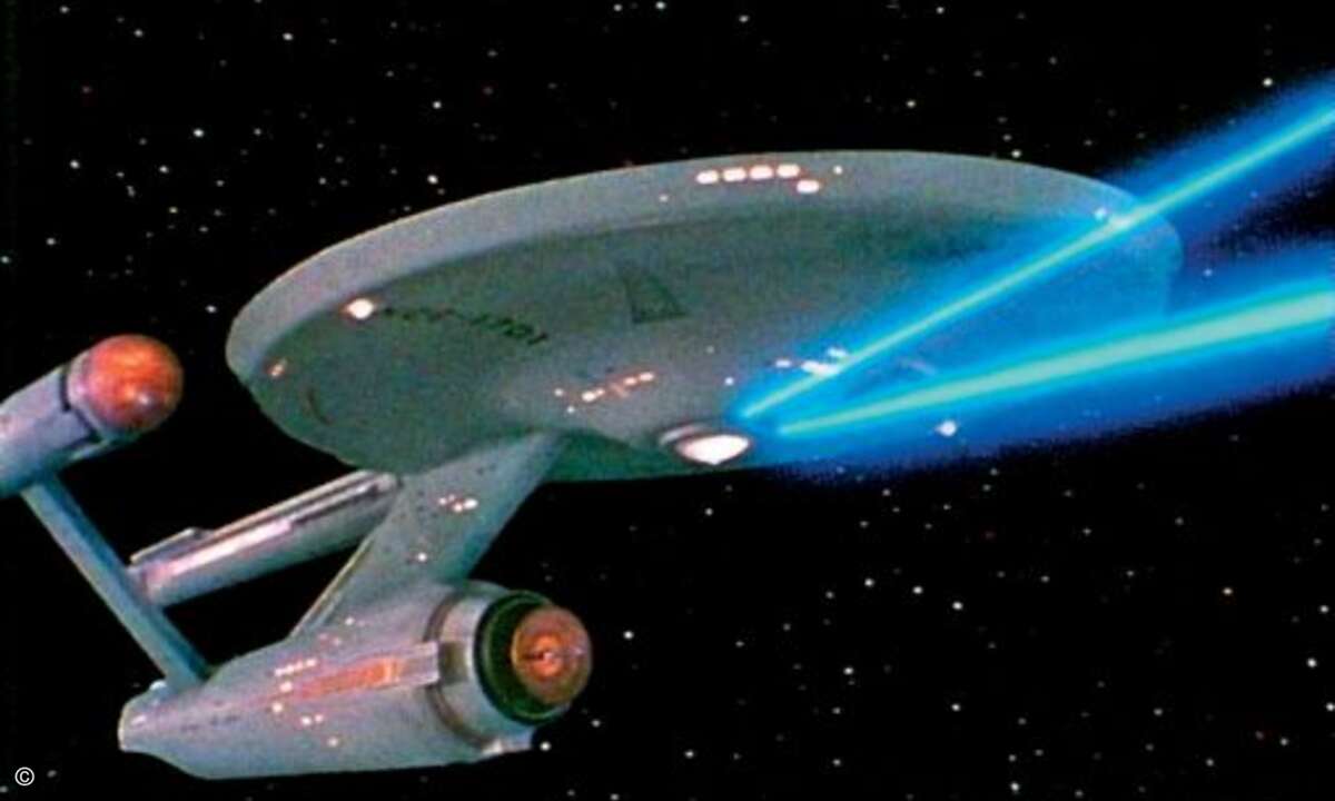 Das Raumschiff Enterprise aus der ersten Star Trek Serie, wie es 1966 über die Bildschirme flog (Foto: Paramount)