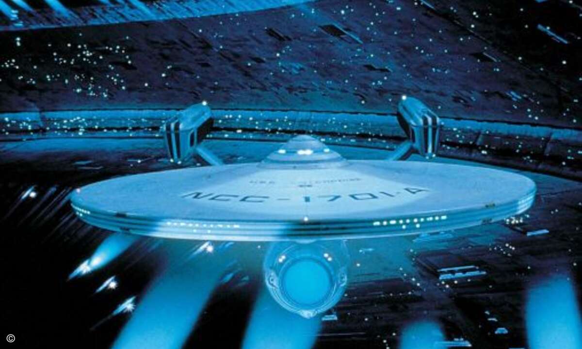 Die Enterprise NCC-1701-A durchquerte unter Captain Kirk das Weltall im Kino (Foto: Paramount)