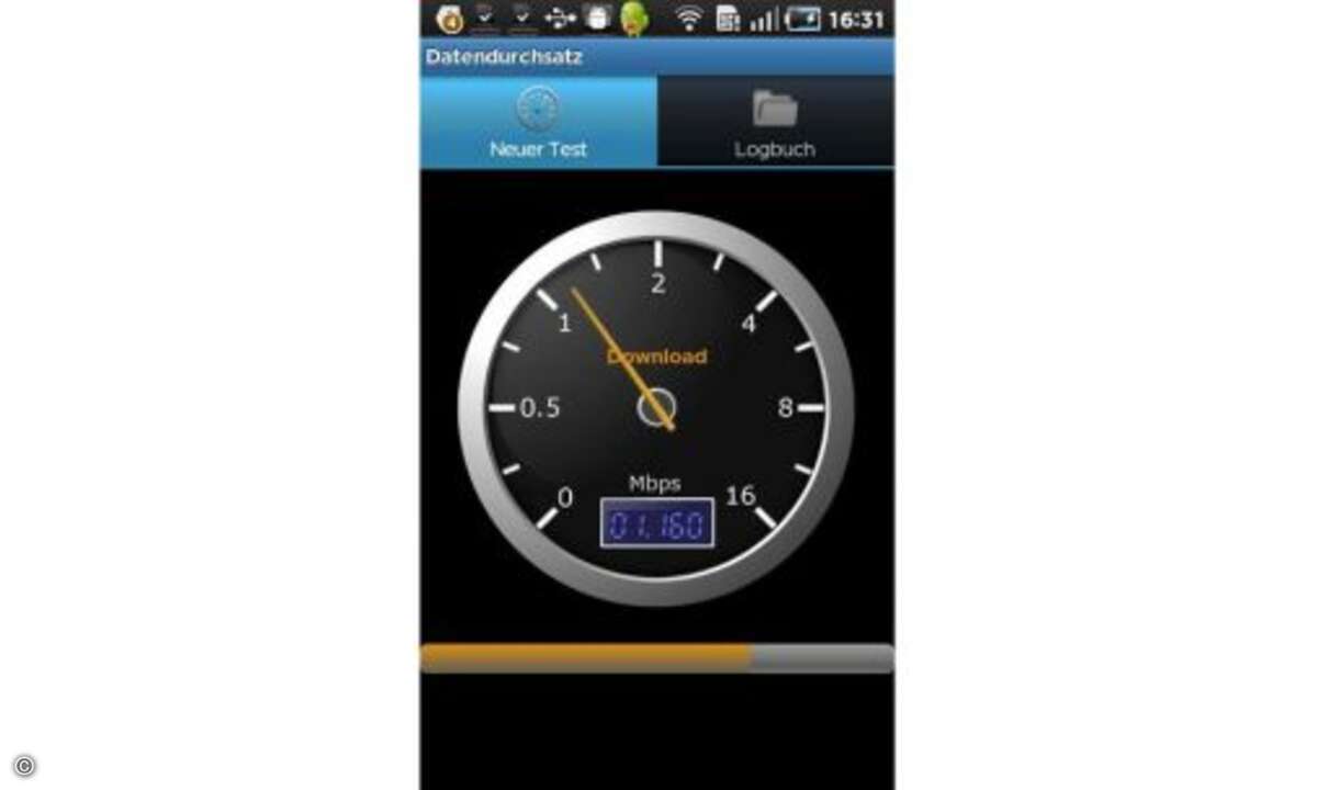Traffic Monitor
Vollen Durchblick in Sachen Traffic bietet das Android-Tool Traffic Monitor. Die Anwendung kann als Widget direkt auf den Startbildschirm platziert werden und erlaubt dadurch eine einfache Kontrolle der im aktuellen Monat übertrage