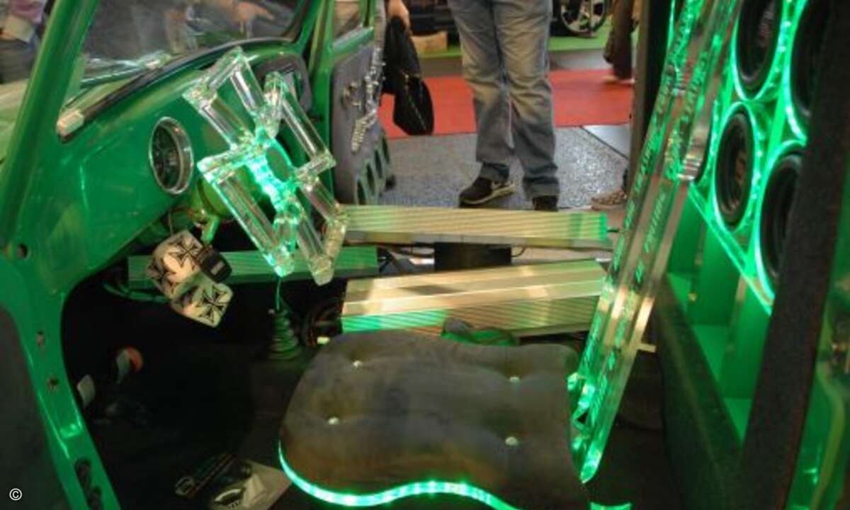 Grün ist die Farbe Hoffnung - auch wenn das Design etwas eigenwillig ist.