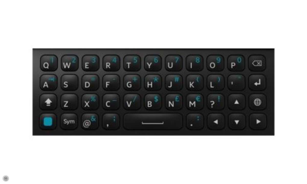 Tastatur des Sony Ericsson Xperia mini pro
© Sony Ericsson