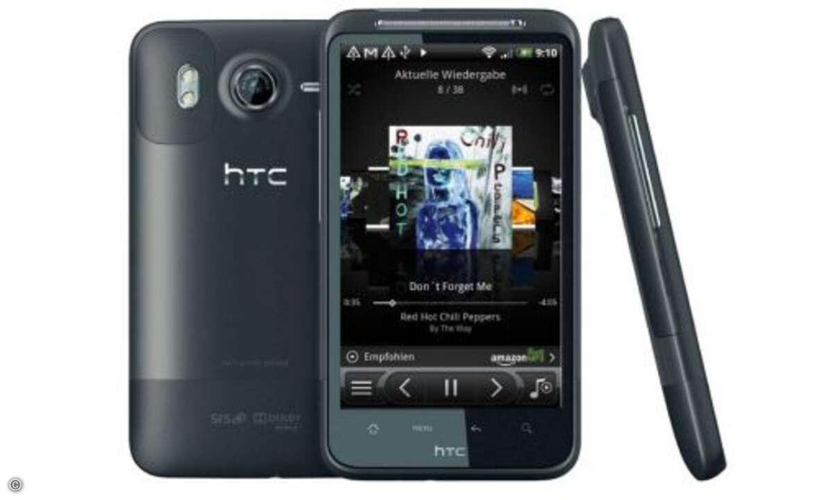 HTC Desire HD
Wenn's Android und ein großer Touchscreen sein sollen, ist das HTC Desire HD schon eher ein Schnäppchen . Seit Ende letzten Jahres ist das Android-2.2-Smartphone mit 4,3-Zoll-Anzeige auf dem Markt. Von März auf April haben die Preise