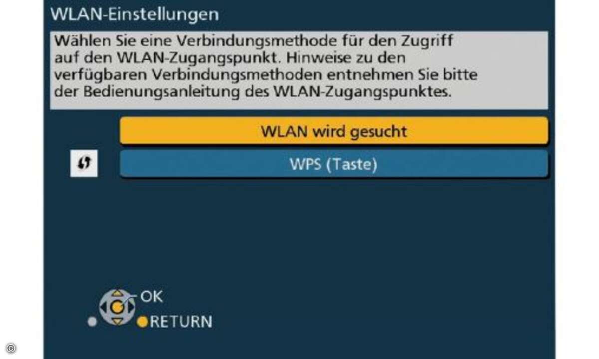 Schritt 2: Immer mehr neue Unterhaltungselektronik-Produkte bieten wie der Panasonic-Player die Funktion WPS (Wi-Fi Protected Setup). Sie ermöglicht das leichte und sichere Einbinden von Geräten ins Netzwerk.
© Video Homevision