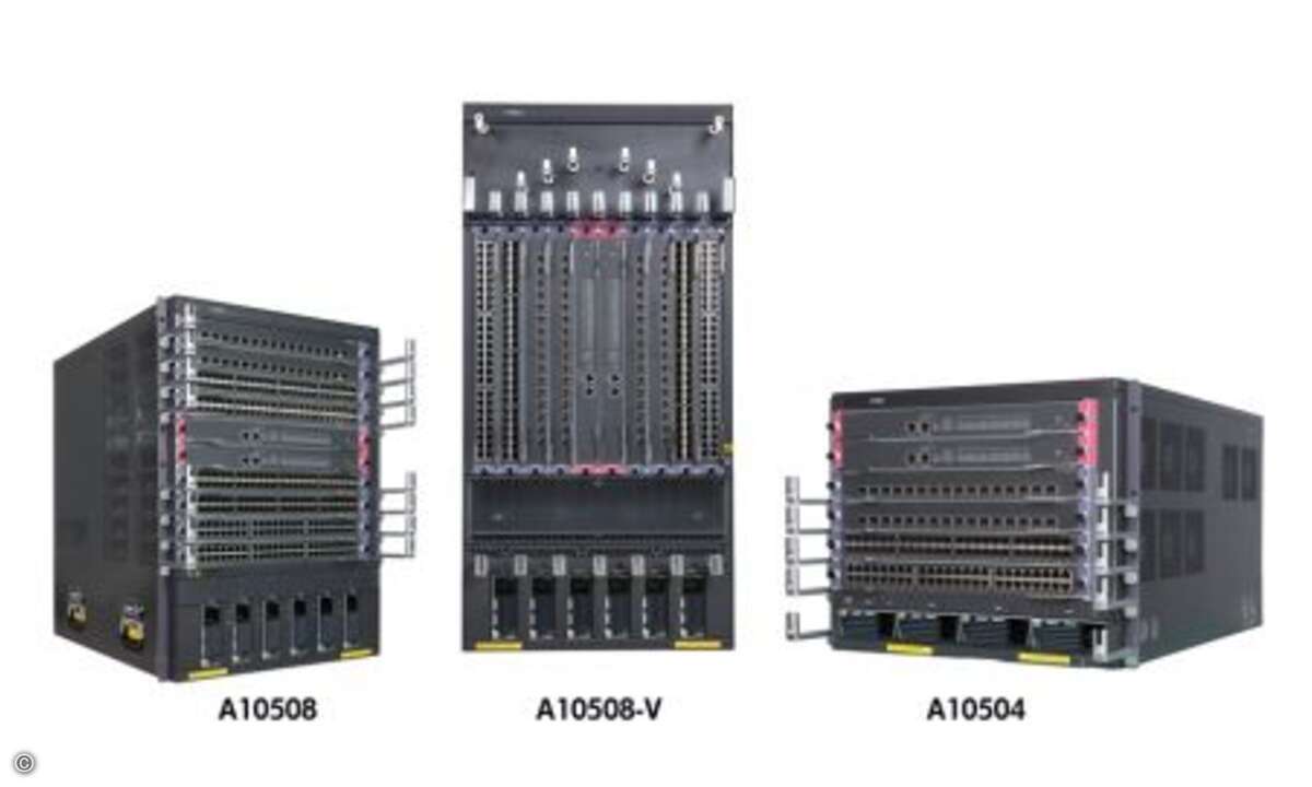Mit den Core-Switches der »A10500«-Serie möchte HP dem »Catalyst 6509« von Cisco Konkurrenz machen