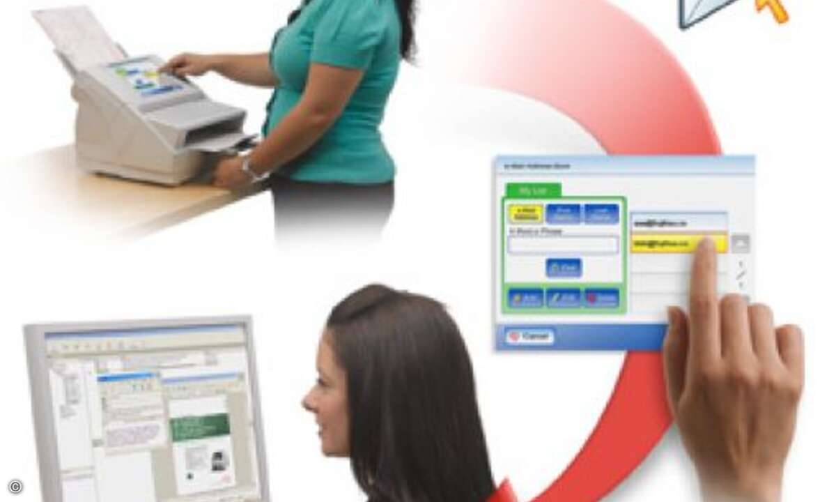 Setzen Sie mögliche Workflow-Optionen sinnvoll ein. Funktionen wie Scan-to-Email oder Fax-to-Email verringern nicht nur den Papierverbrauch. Mit der Digitalisierung von Dokumenten wird auch ihre Archivierung erheblich vereinfacht und Sie sparen wertv