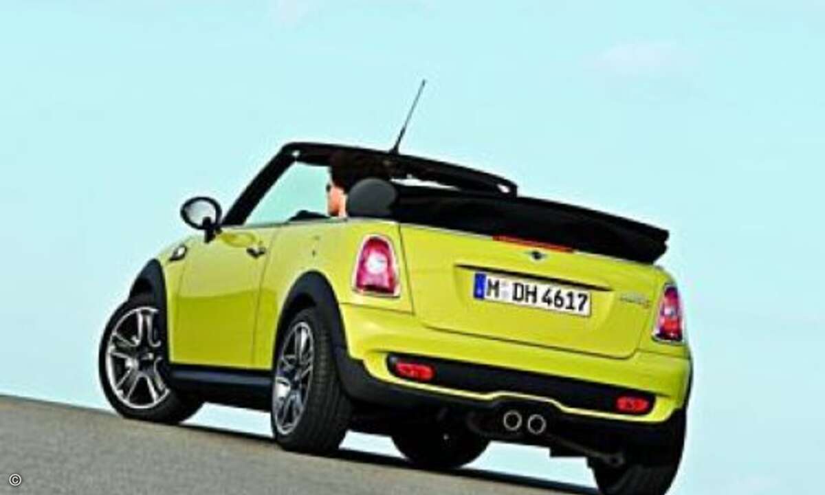 Oben ohne für Individualisten: das Mini Cabrio.(Herstellerfoto)