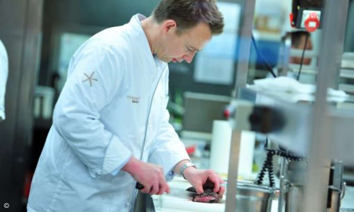 Der KOch der Nationalmannschaft Holger Stromberg verwöhnte die Gäste mit seinen Kreationen