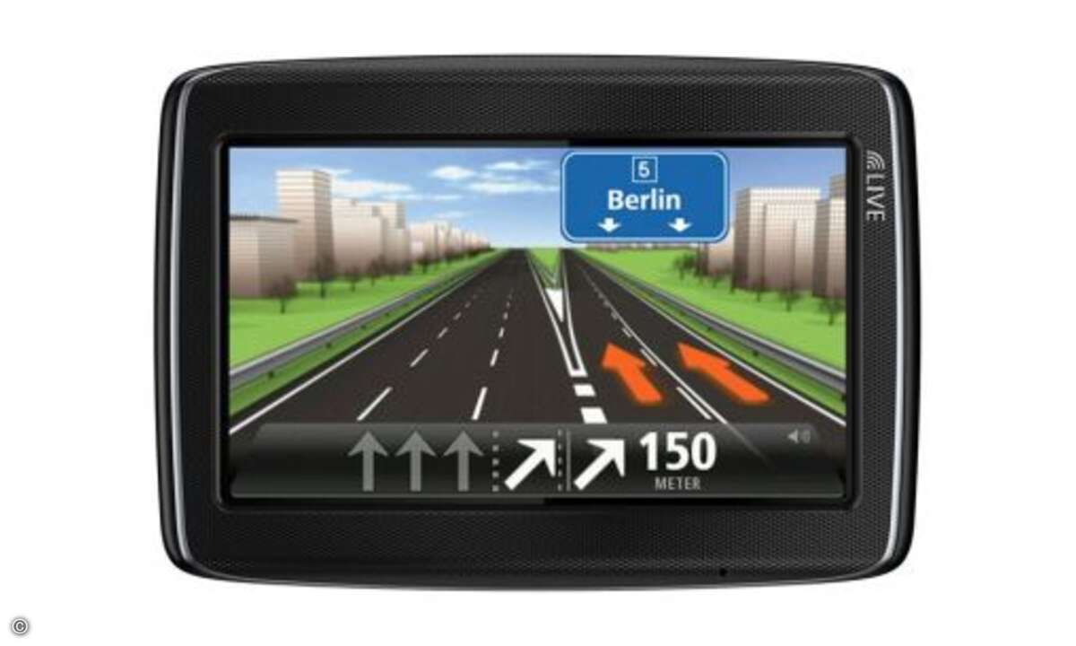 Das Großdisplay im TomTom Go Live 825 bietet viel Überblick