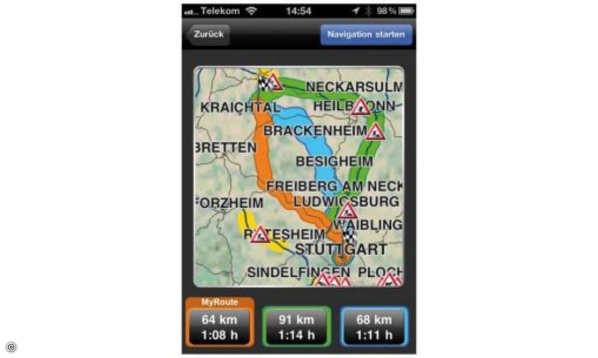 Navigon Mobile Navigator
Der erste ist der Beste - daran hat sich bis heute nichts geändert.
