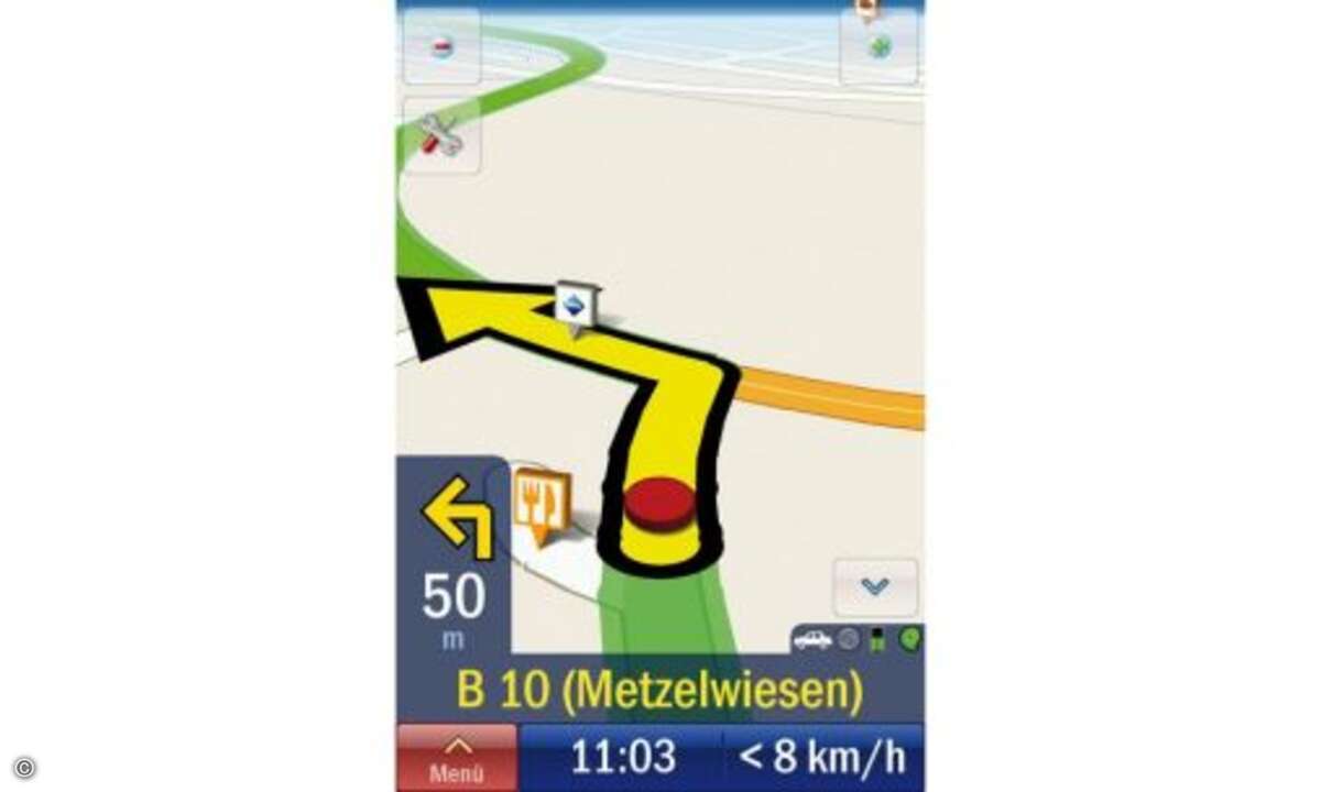 ALK Copilot
Der ALK Copilot ist eine erstaunlich preiswerte Onboard-App, die mit freundlicher Optik und schneller Routenberechnung punktet.