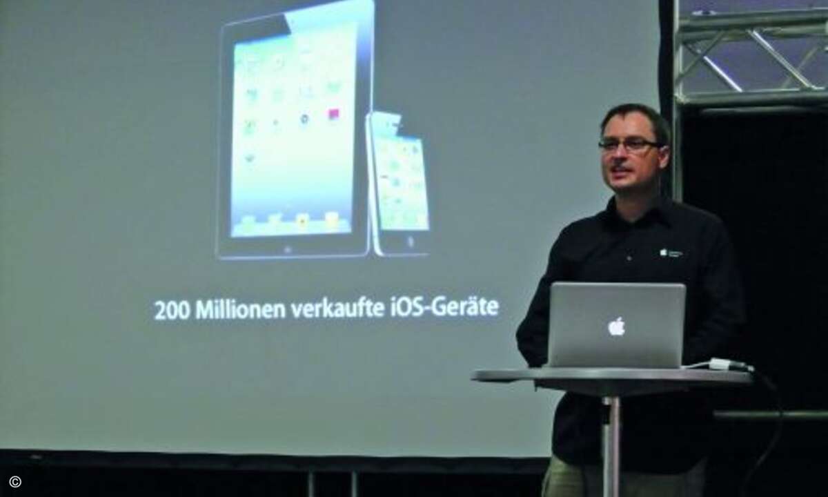 Vortrag von Hannes Gnad von Apple