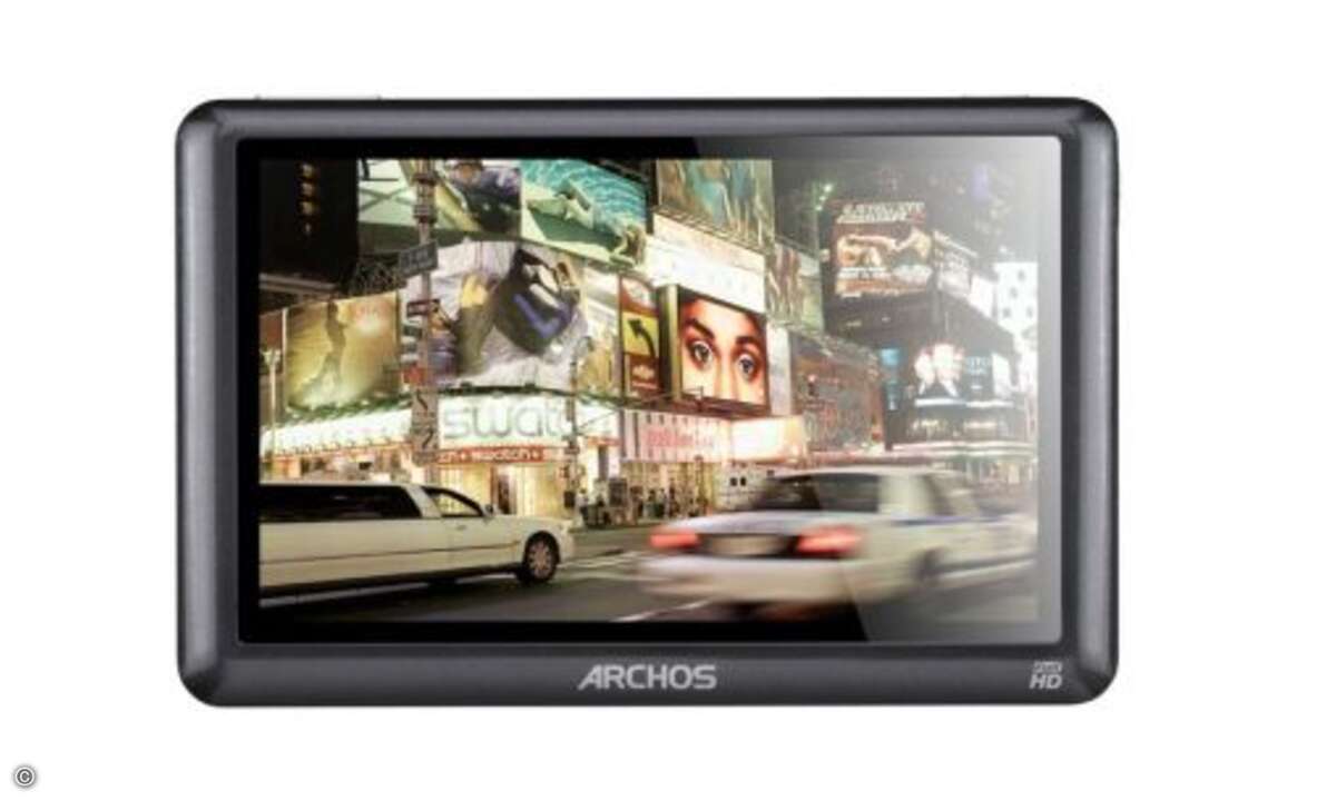 Für HD-Filmfans: der Archos 50b Vision
Der darf weder im Hotelzimmer, noch am Beach fehlen: Der neue Archos 50b Vision Multimedia Player unterstützt Videos mit einer Auflösung von bis zu 1080p und bietet einen Mini-HDMI-Ausgang. So können HD-Filme d