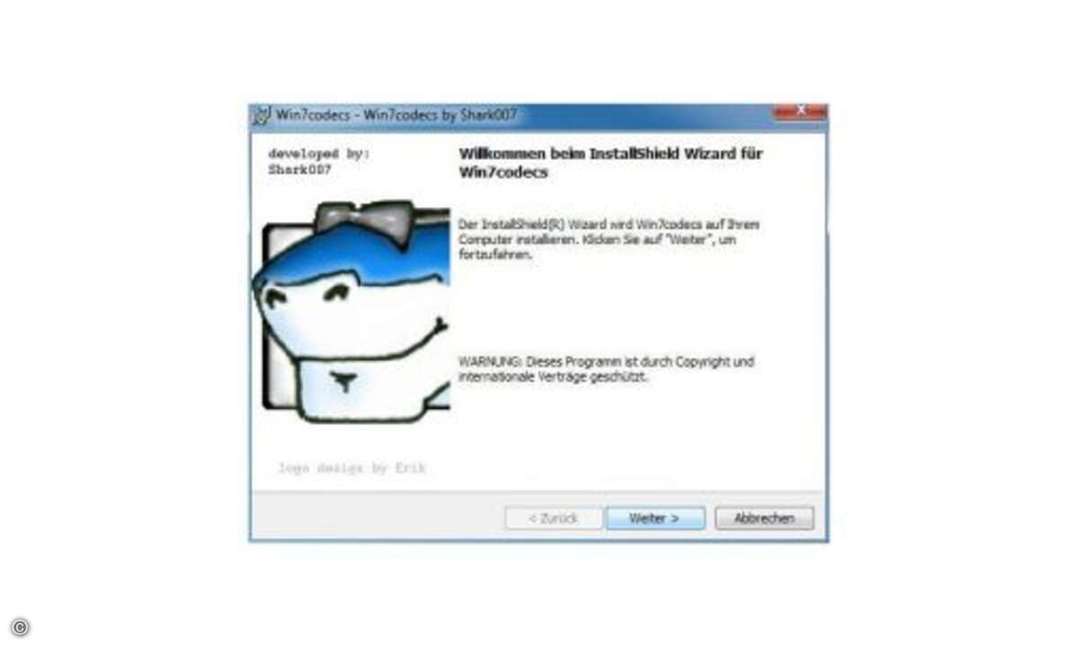Die Installation von Win7codecs gibt kaum Rätsel auf. Achten Sie lediglich darauf dass Sie ...