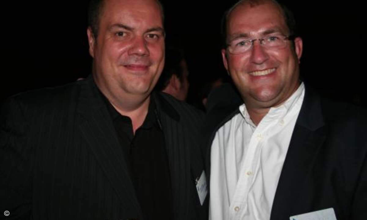 Björn Iseke von Samsung und Jörn Hamann von Conform