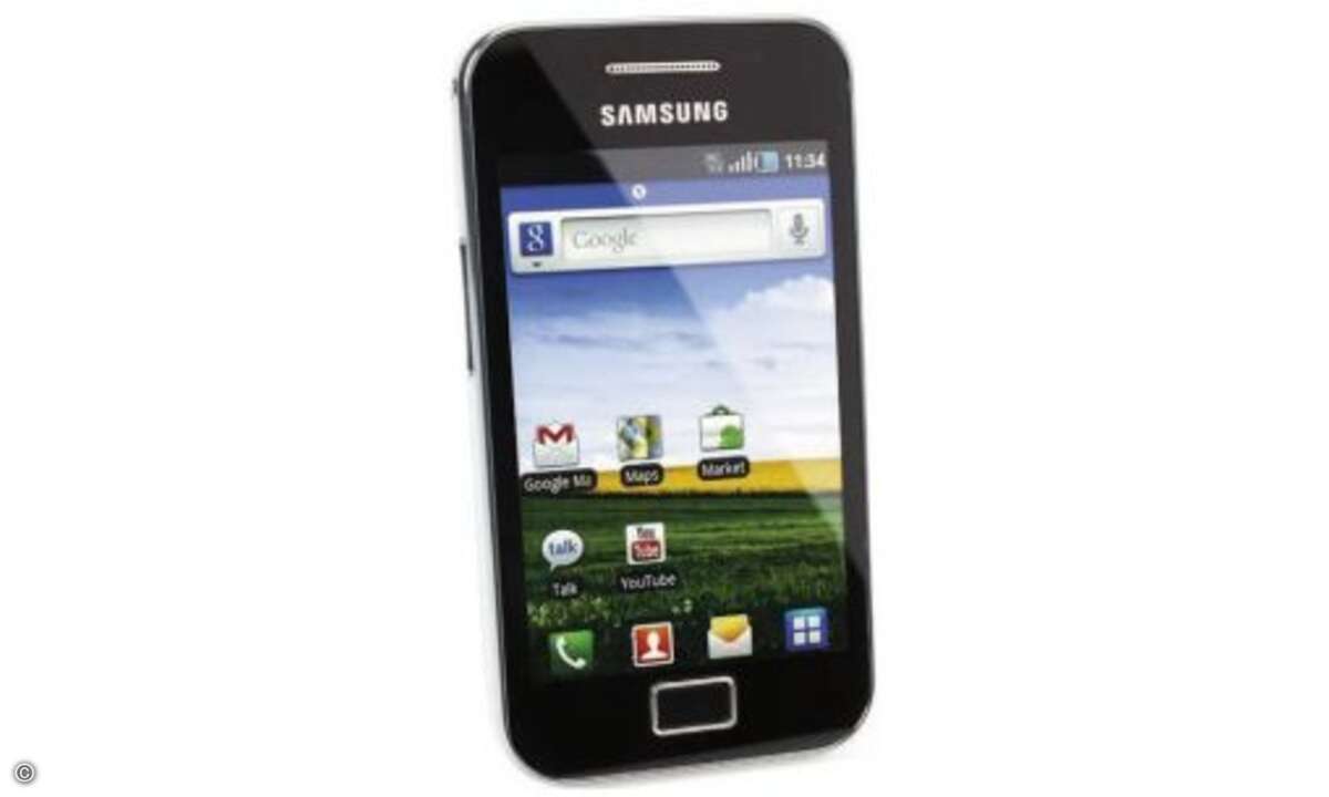 Platz 31: Samsung Galaxy Ace S5830

connect-Strahlungsfaktor: 0,17 
SAR-Wert: 0,84

Smartphone-Test: 395 Punkte (Platz 36)
