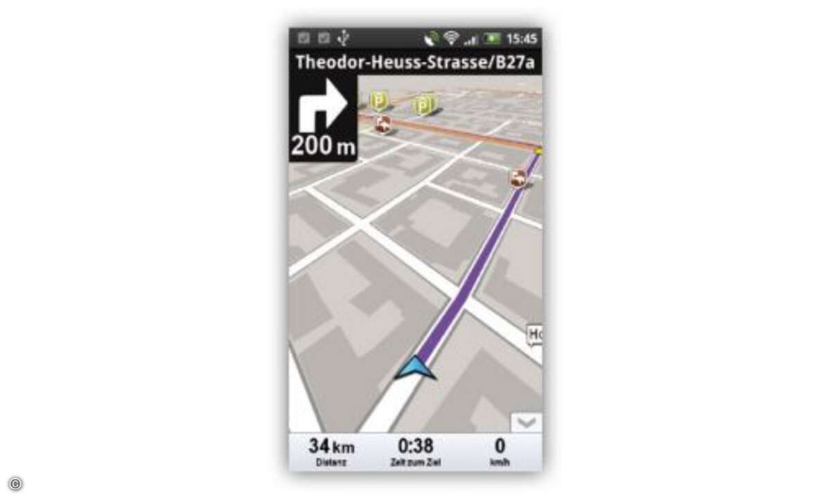 Appello Wisepilot
Konsequente Offboard-Navigation: Der Wisepilot kann kostenlos geladen werden, kostet bei der Navigation jedoch eine Gebühr.
Testergebnis: gut (402 Punkte)