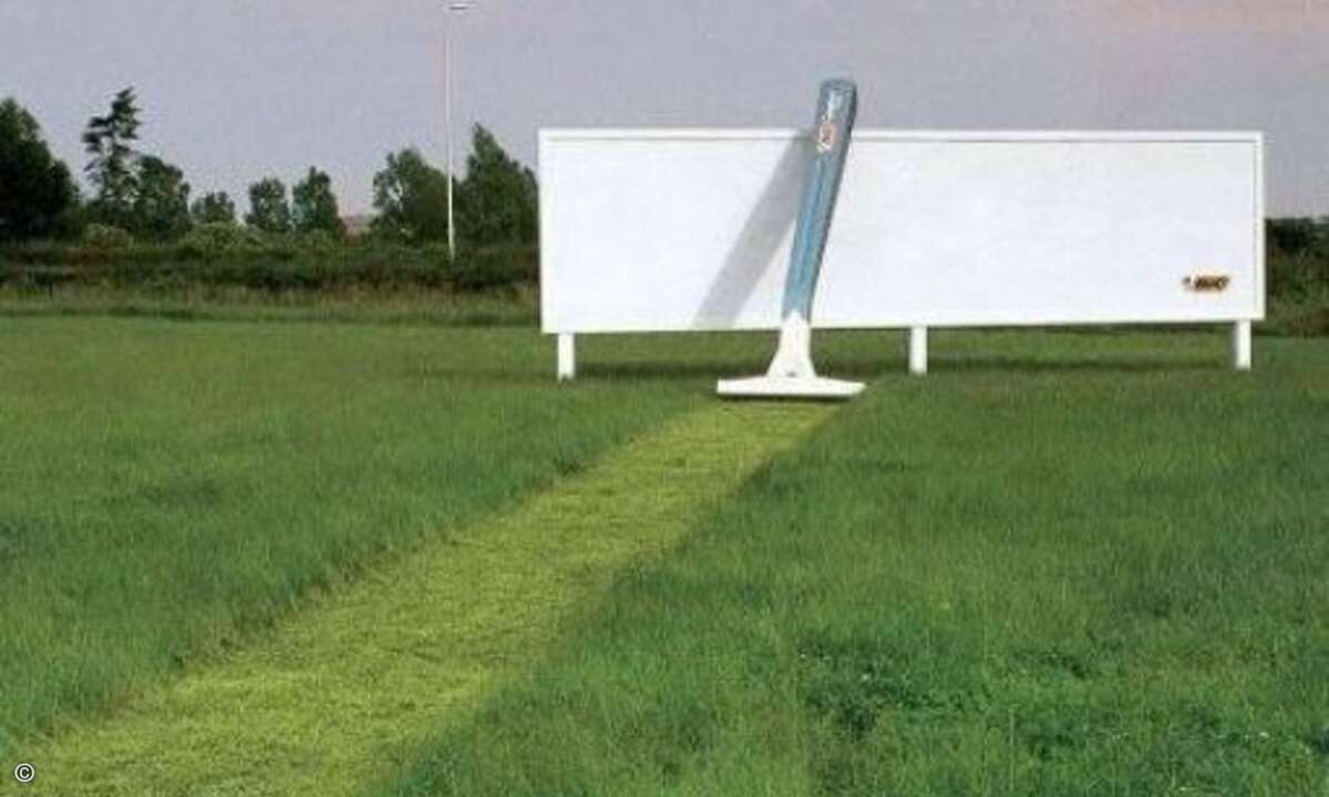 Manche Werbekampagne wirkt ebenfalls zu bizarr um wahr zu sein
