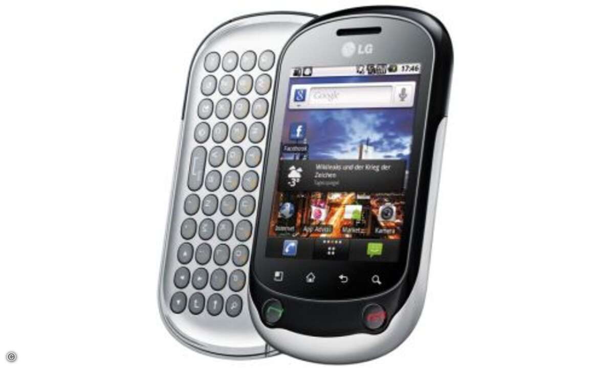 Vielschreiber mit kleinem Budget kommen beim Optimus Chat durchaus auf ihre Kosten. Wer ein besonders günstiges Messaging-Smartphone sucht, hat mit dem Modell von LG eine neue Alternative. Das jugendlich designte Chat präsentiert eine ausziehbare Sc