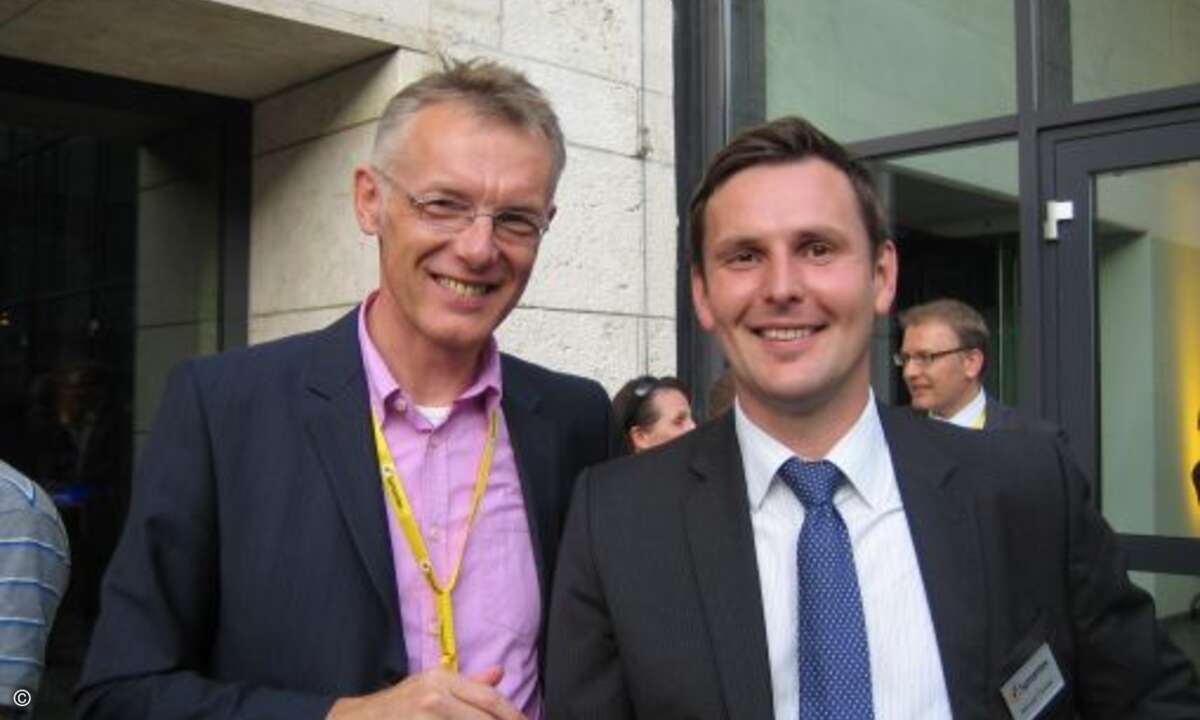 Harald Duelli (Computacneter) und Michael Piontek (Symantec)
