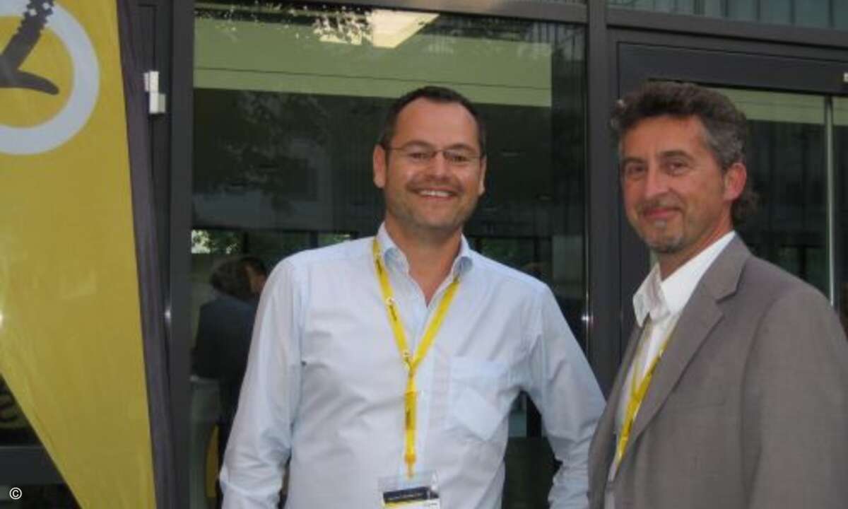 Roman Pritzlow (Symantec) mit Rupert Gerhardsreiter (Inforsacom)