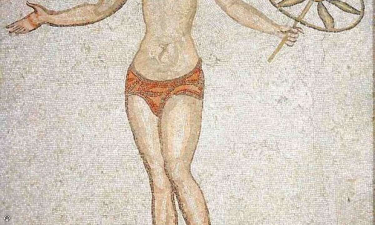 Eigentlich ist der Bikini sogar noch älter als 65. Bereits im alten Rom gab es entsprechende Modelle. (Foto: Wikipedia/Andreas Wahra).