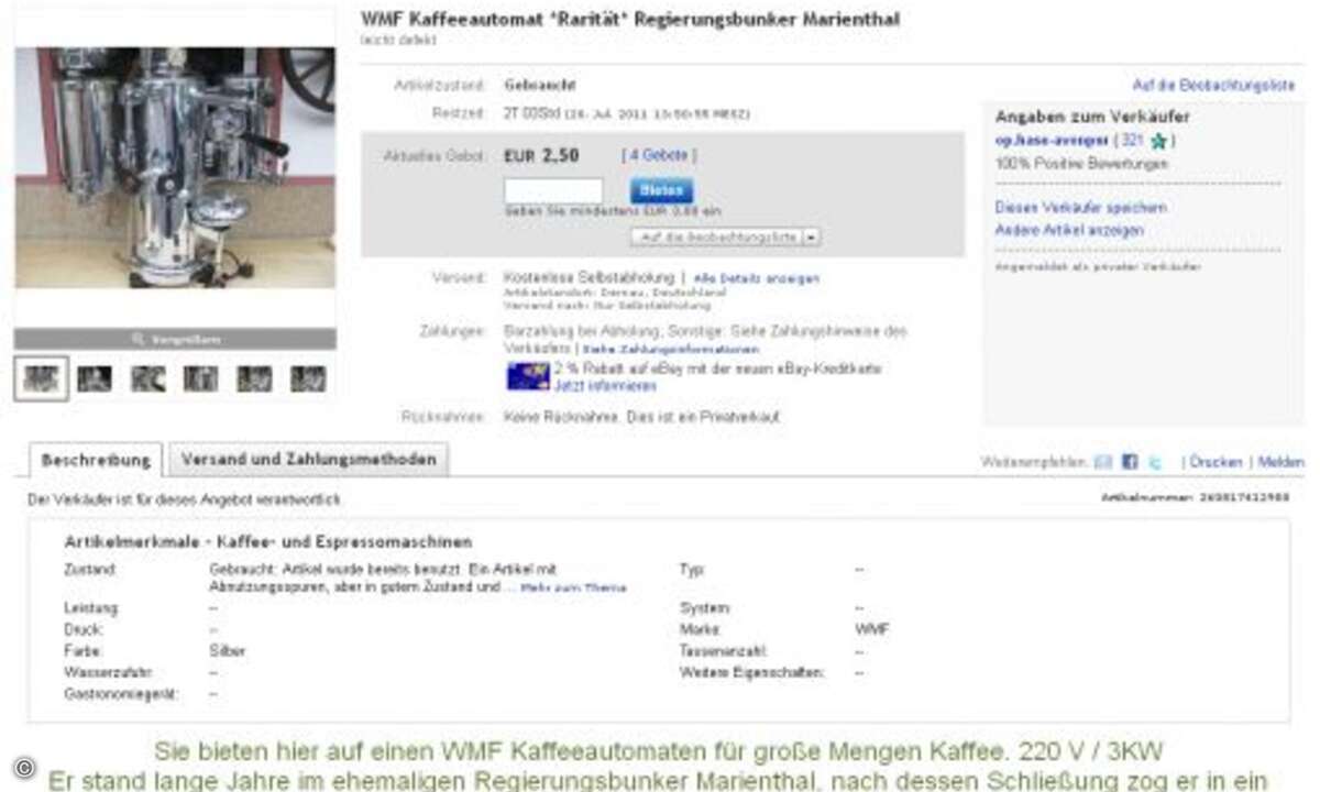 Kaffeemaschine für alle Spitzenkader die etwas gleicher sind als der Rest