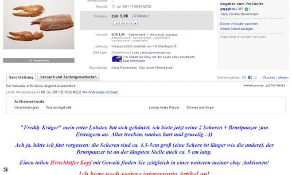 Wer schon immer Edward mit den Scherenhänden nachspielen wollte, sollte hier unbedingt zuschlagen