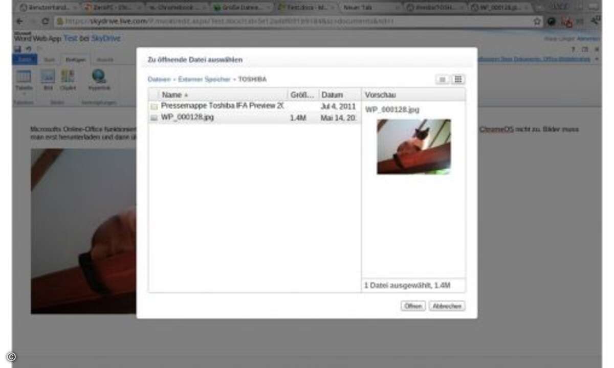 ChromeOS kann auf USB-Sticks zugreifen - aber nicht immer.