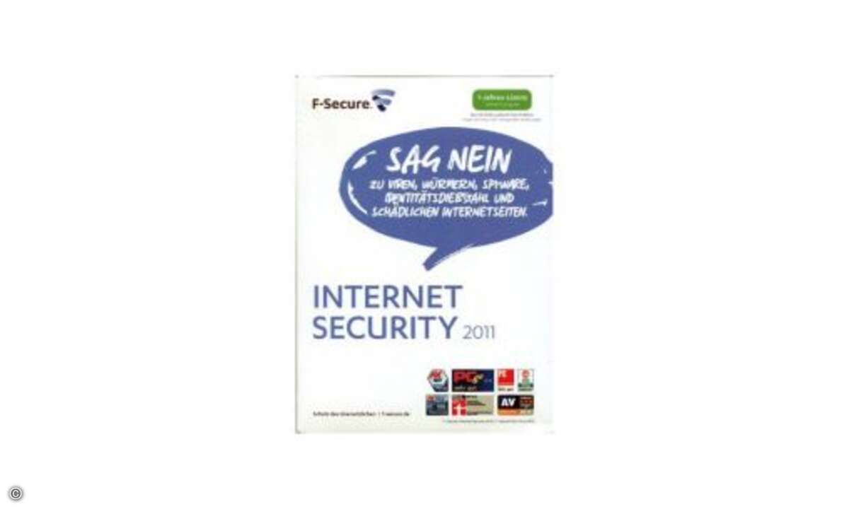 Platz 1: F-Secure Internet Security 2011
UVP in Euro: 29,95
Straßenpreis in Euro: 24,00
Heft: PCgo 02/2011
Testergebnis: sehr gut
Punkte: 83