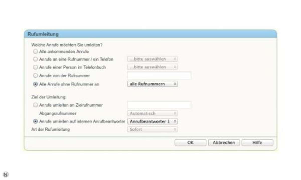 Sie wollen immer wissen, wer dran ist, bevor Sie abheben? Nutzen Sie die Fritzbox, um Anrufe mit unterdrückter Rufnummer abzufangen. Dazu richten Sie einen zusätzlichen Anrufbeantworter ein (s. Tipp 1). Rufen Sie dessen Sprachmenü auf, indem Sie die