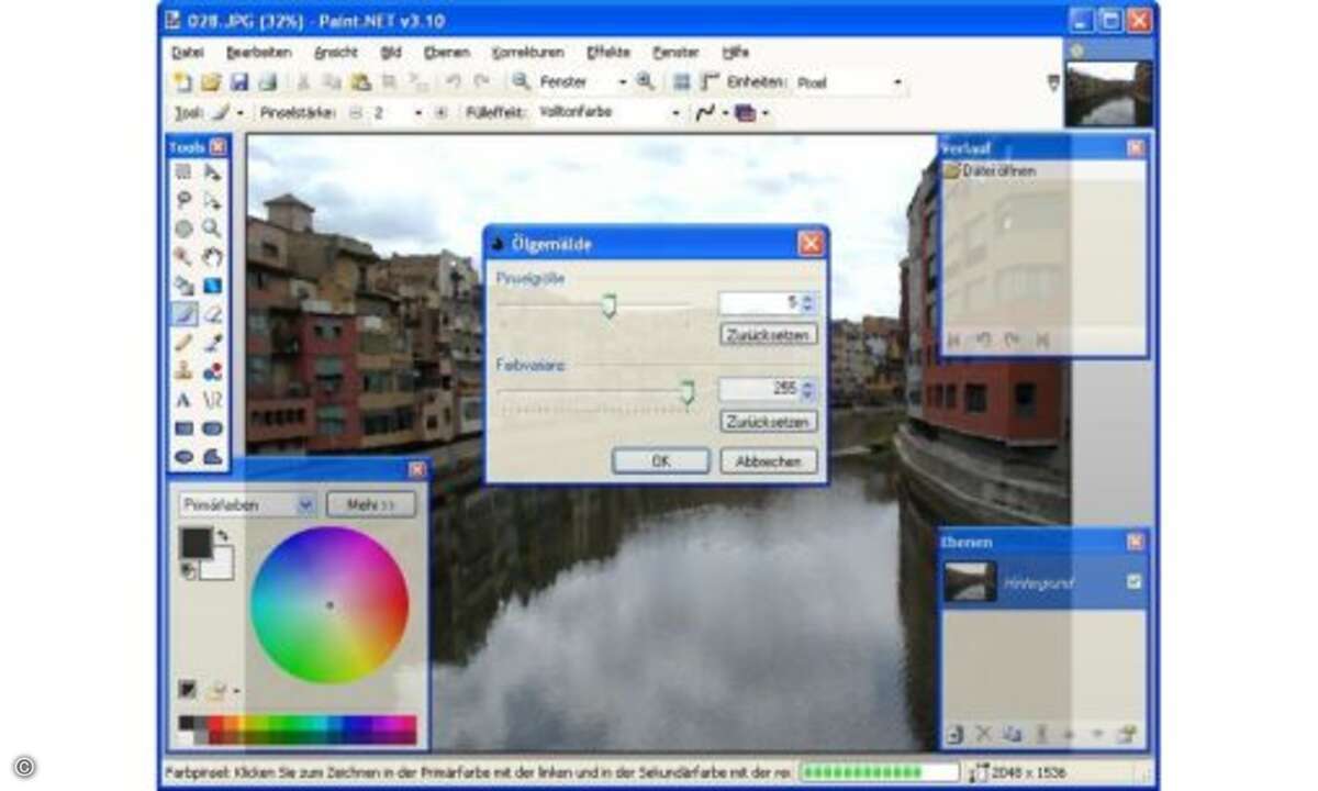 Paint.NET ist die erste Wahl für alle, die eine einfach zu bedienende, stabile Bildbearbeitung mit Ebenen-Verwaltung, Fotokorrekturfunktionen und anderen nützlichen Features suchen.
