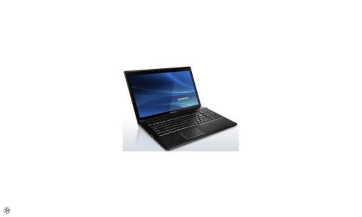 Lenovo Ideapad G570  Das Lenovo G570 M516TGE aus der Ideapad-Reihe setzt auf einen Intel Core i3-2310M der neuesten Baureihe mit 2 x 2,10 GHz Taktrate, 6 GByte Arbeitsspeicher und eine 640 GByte fassende Festplatte. Das 15,6 Zoll Display mit üblicher
