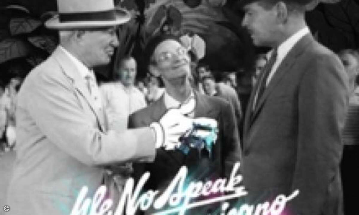 Basierend auf einen italienischen Hit aus den 50er Jahren bekannte Yolanda Be Cool 2010 »We speak no Americano« und verströmte dabei Sommerfeeling.